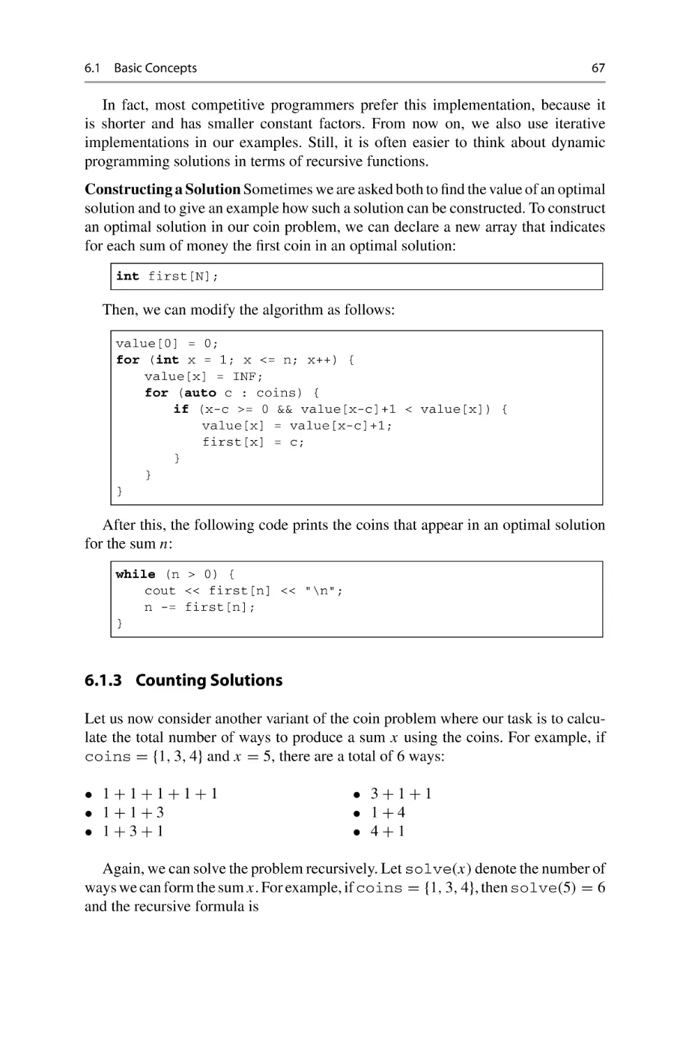 6.1.3 Counting Solutions