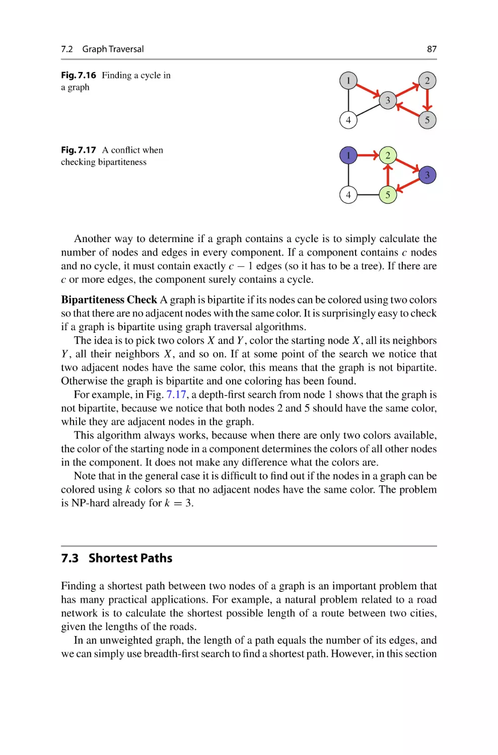 7.3 Shortest Paths