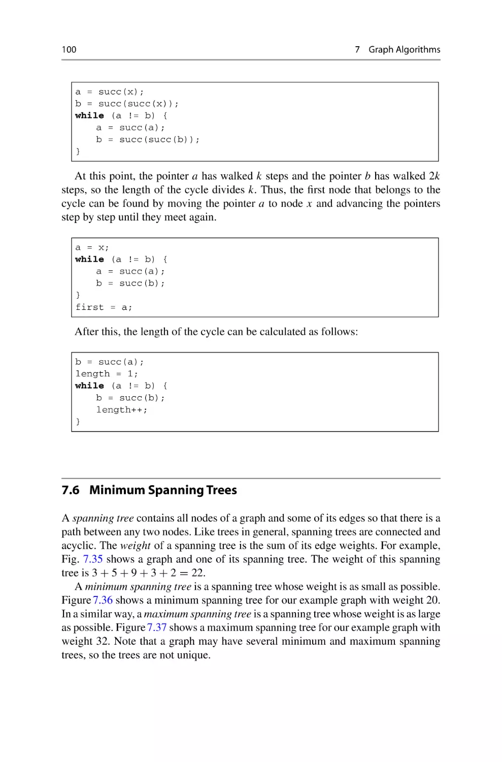 7.6 Minimum Spanning Trees