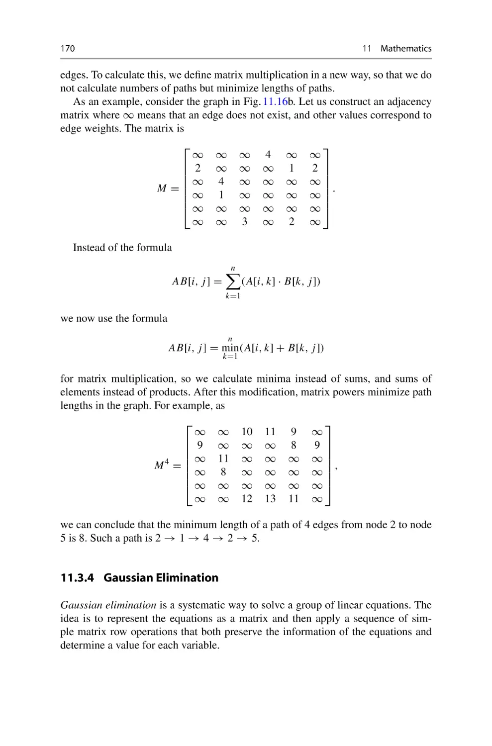 11.3.4 Gaussian Elimination