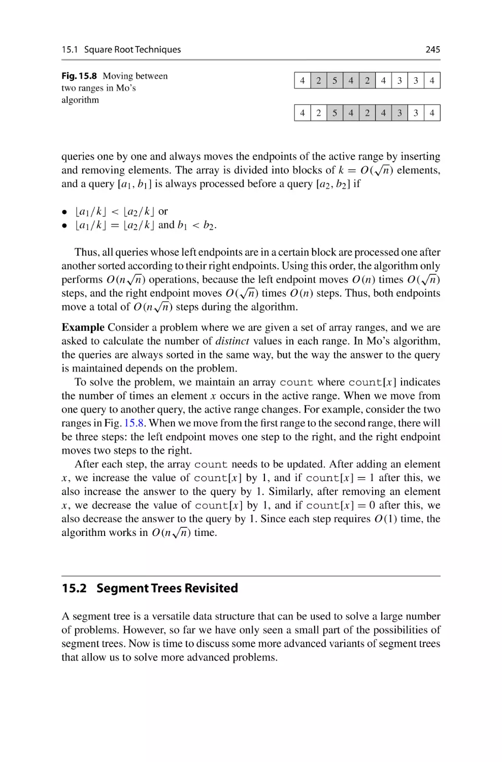 15.2 Segment Trees Revisited