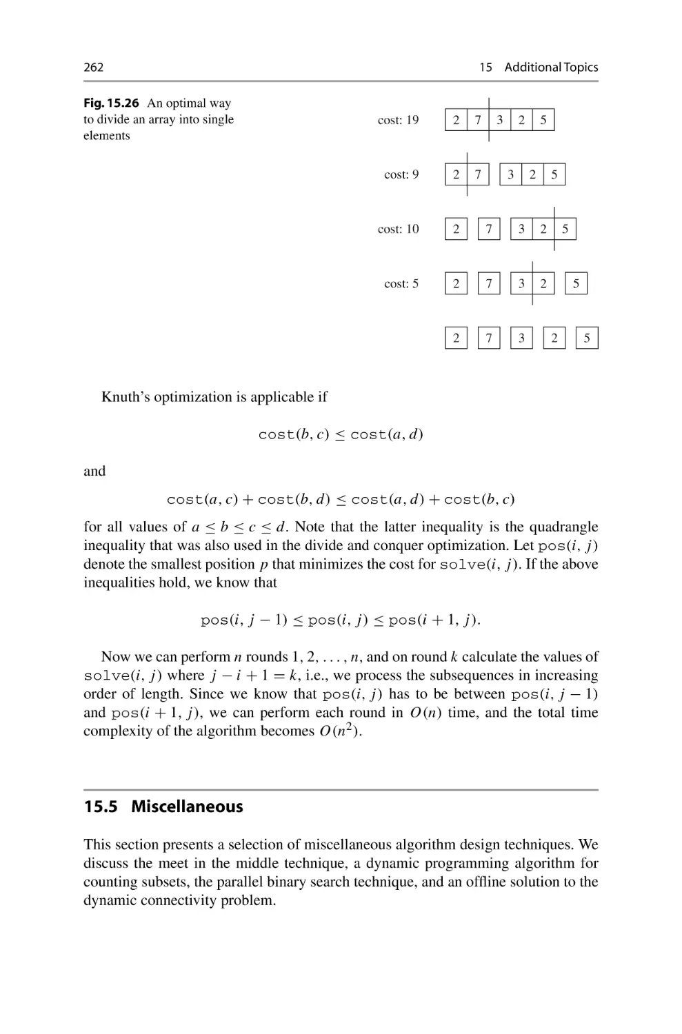 15.5 Miscellaneous