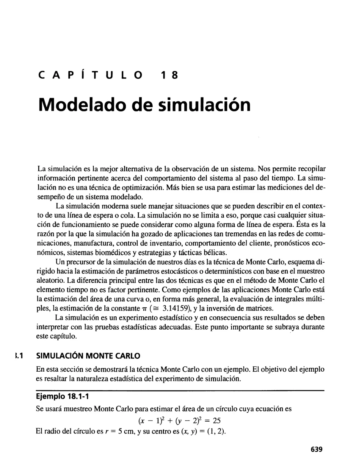 18. Modelado de simulación