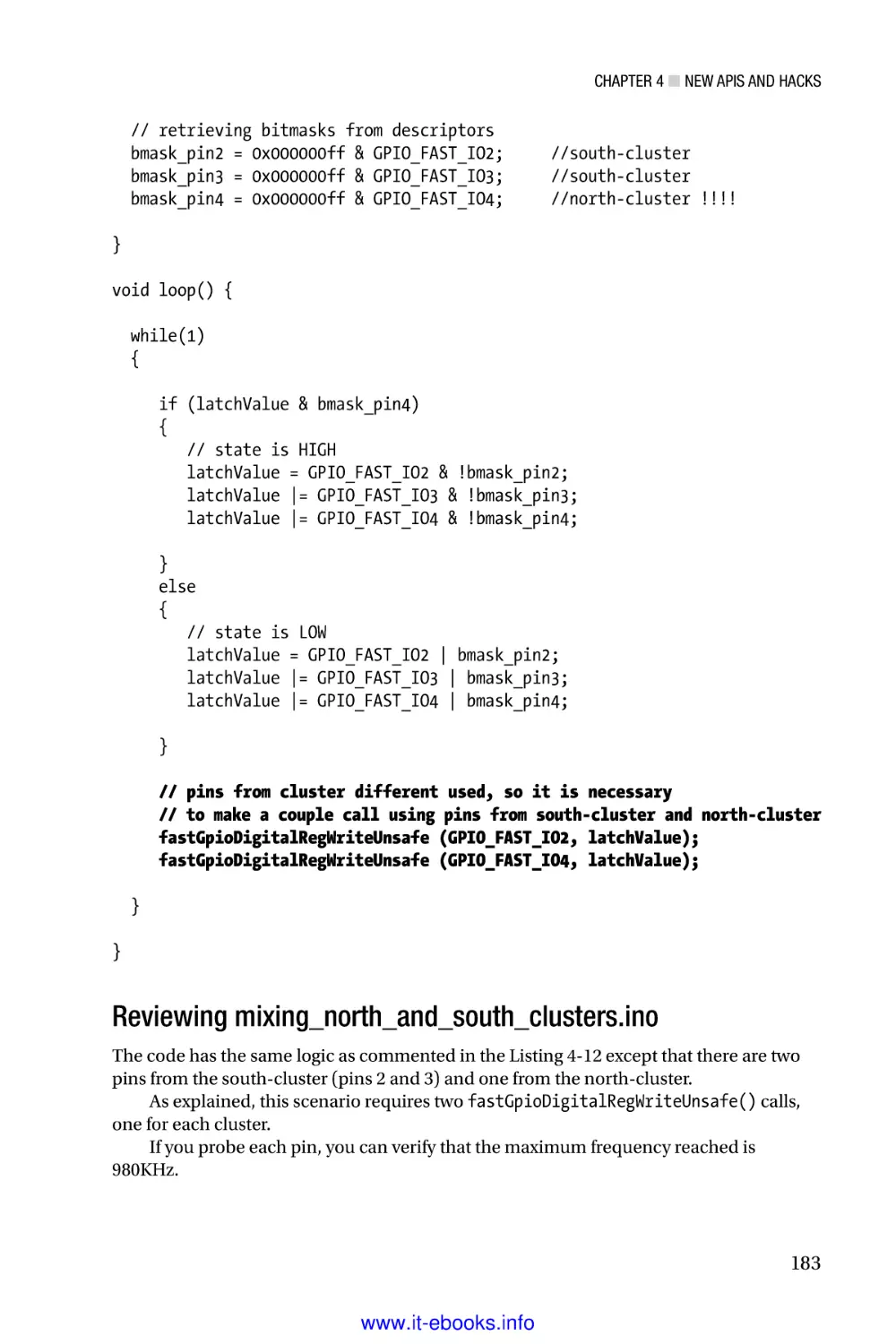 Reviewing mixing_north_and_south_clusters.ino