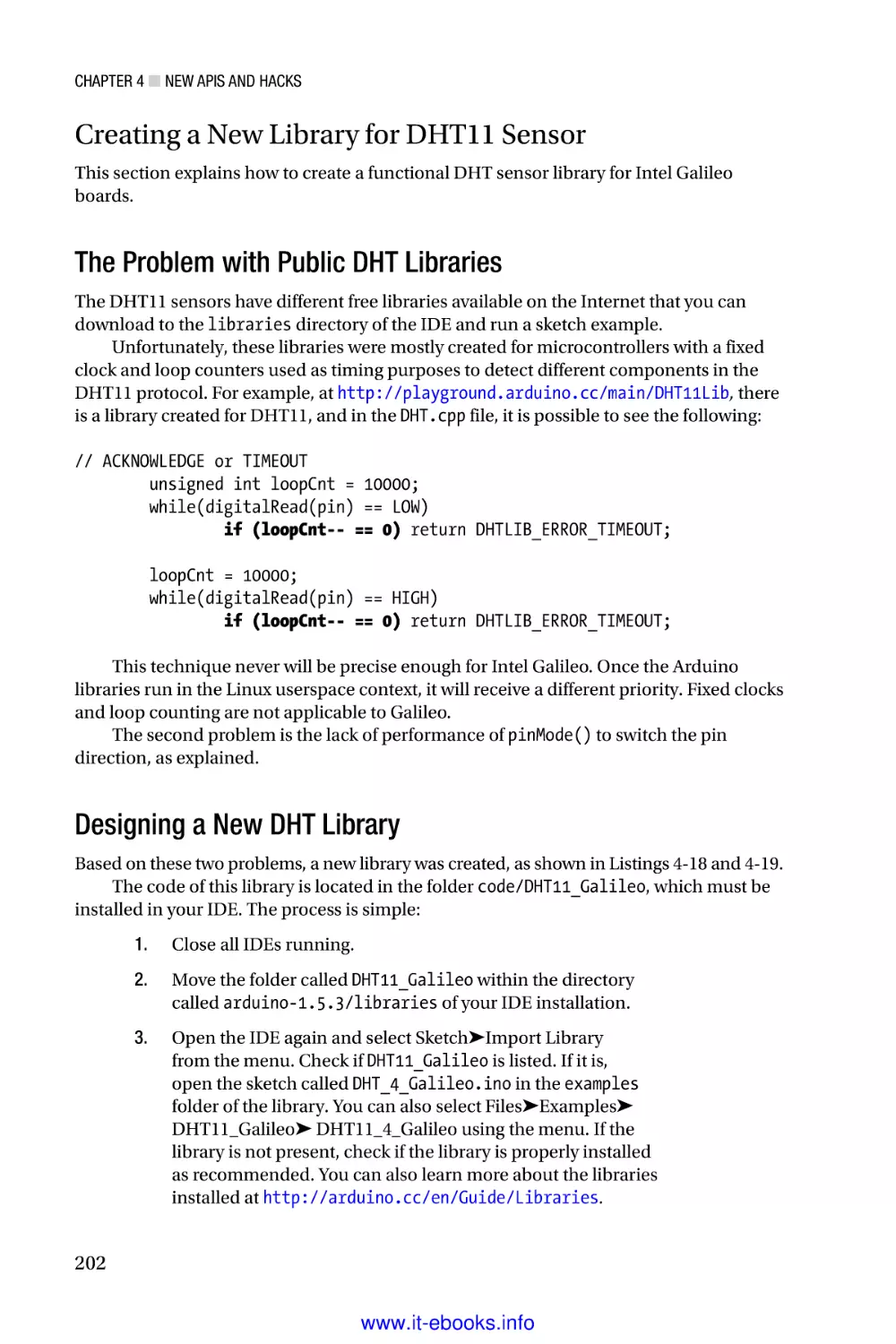 Creating a New Library for DHT11 Sensor
The Problem with Public DHT Libraries
Designing a New DHT Library
