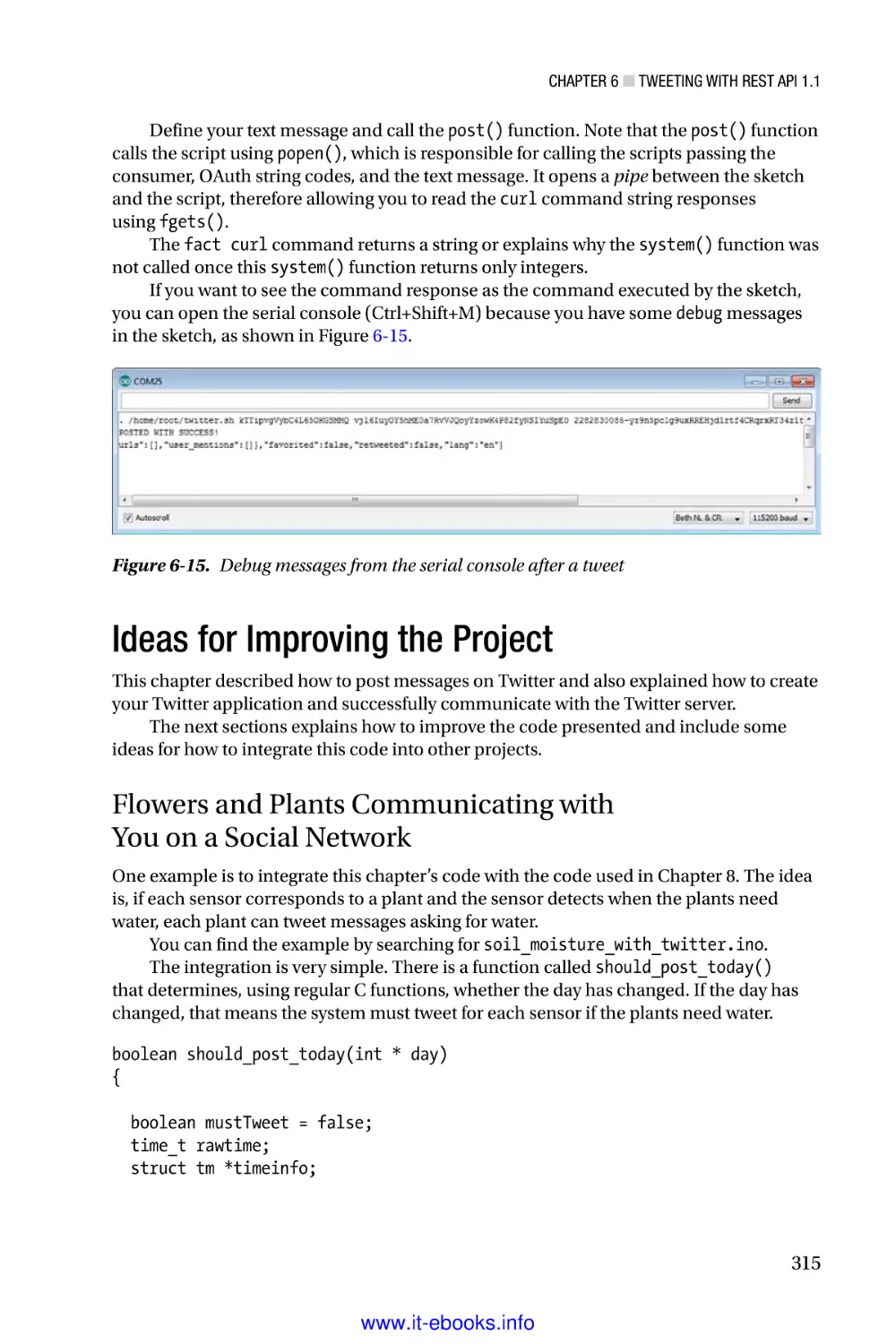 Ideas for Improving the Project
Flowers and Plants Communicating with You on a Social Network