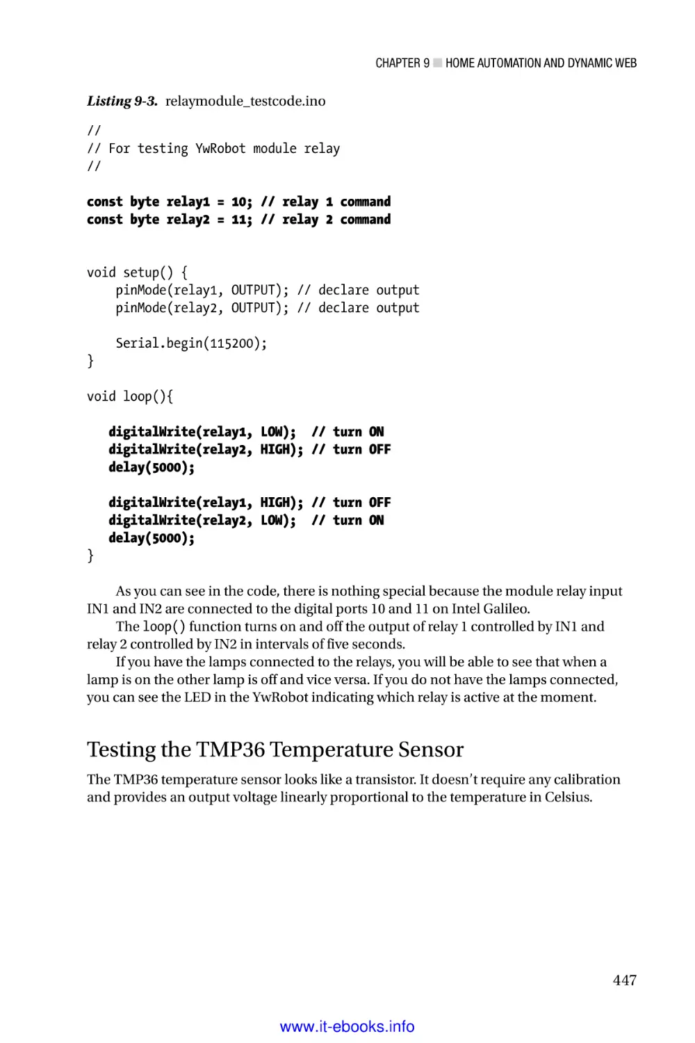 Testing the TMP36 Temperature Sensor