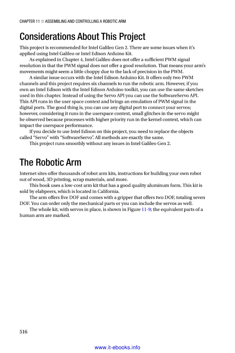 Considerations About This Project
The Robotic Arm