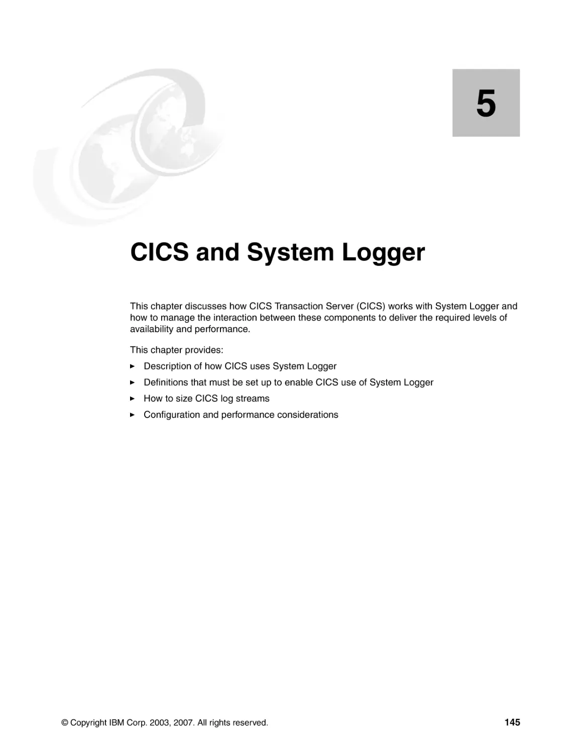 Chapter 5. CICS and System Logger