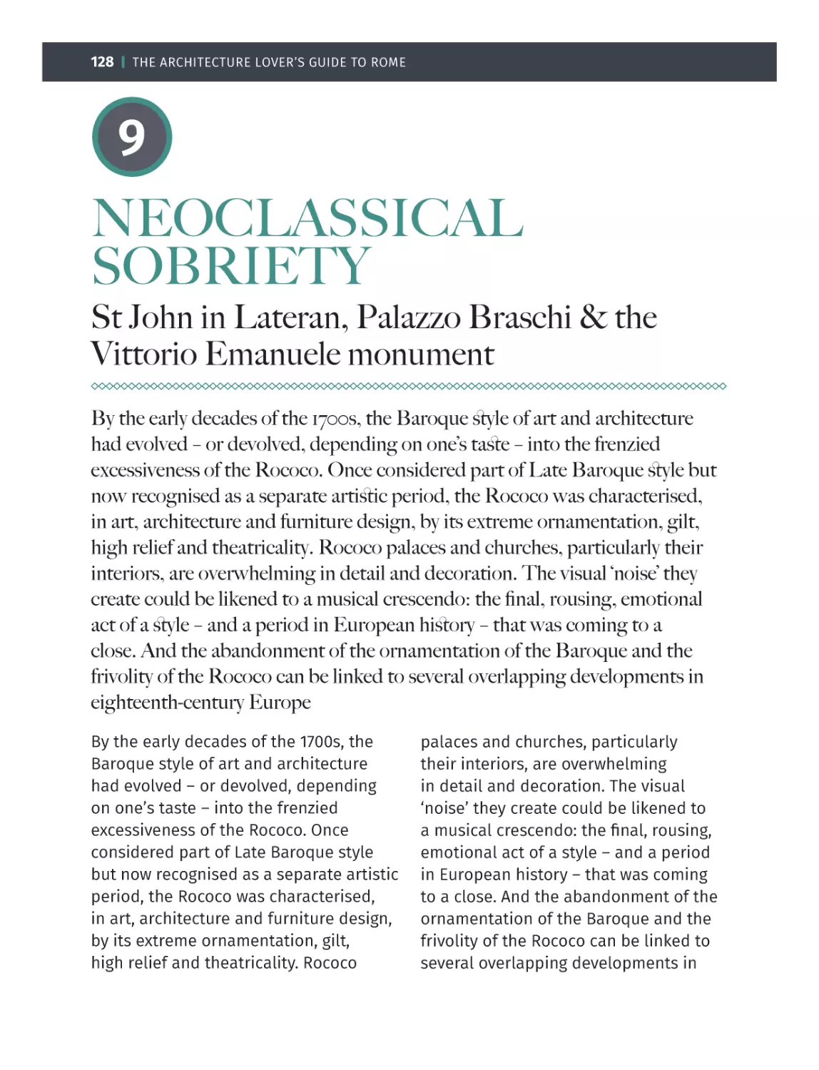 9 NEOCLASSICAL SOBRIETY