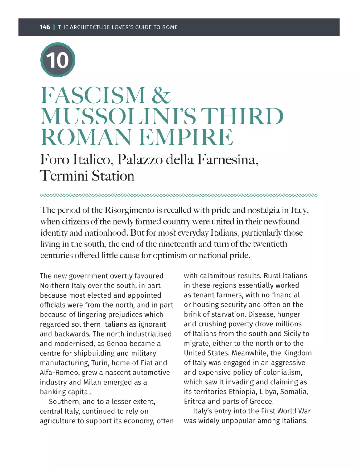 10 FASCISM &MUSSOLINI’S THIRD ROMAN EMPIRE