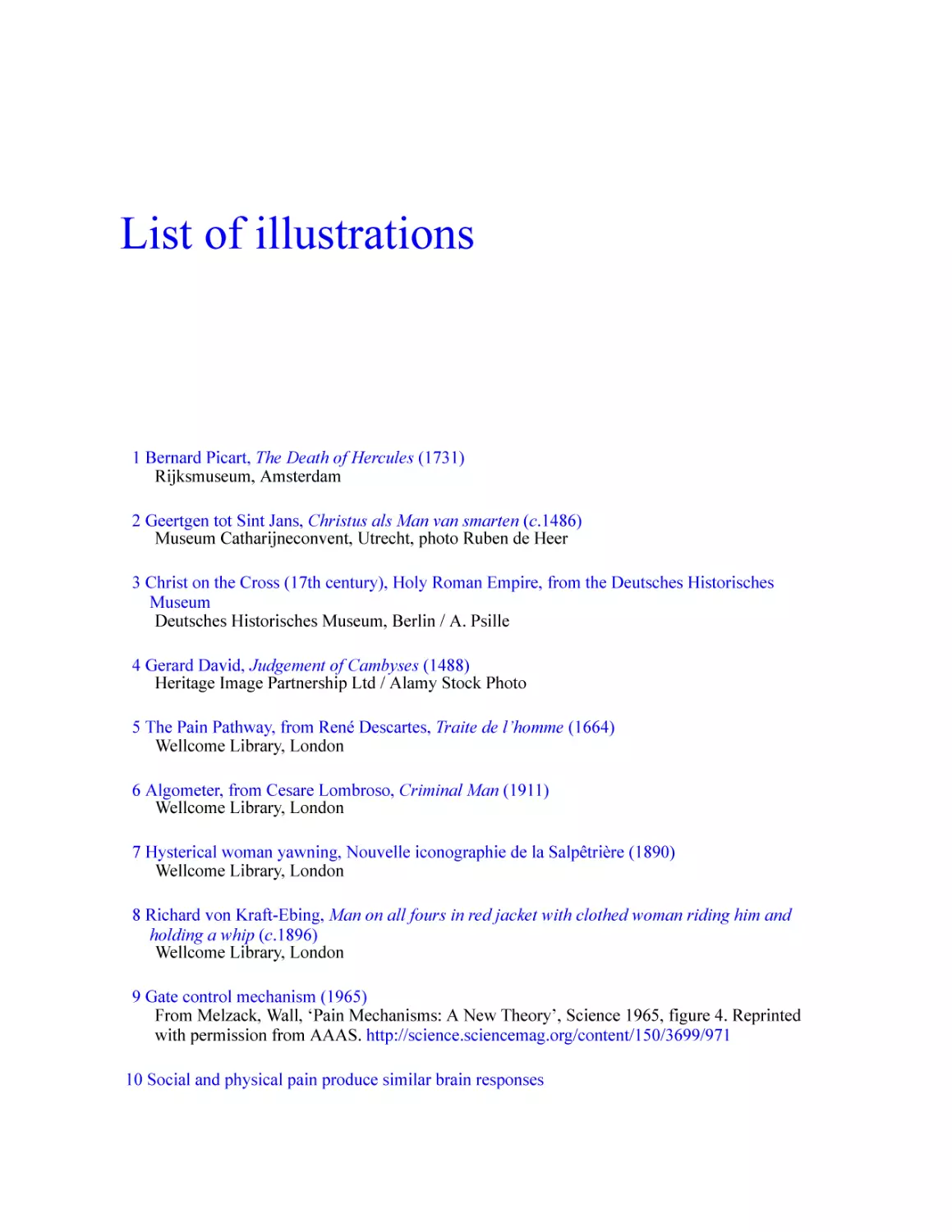 List of illustrations