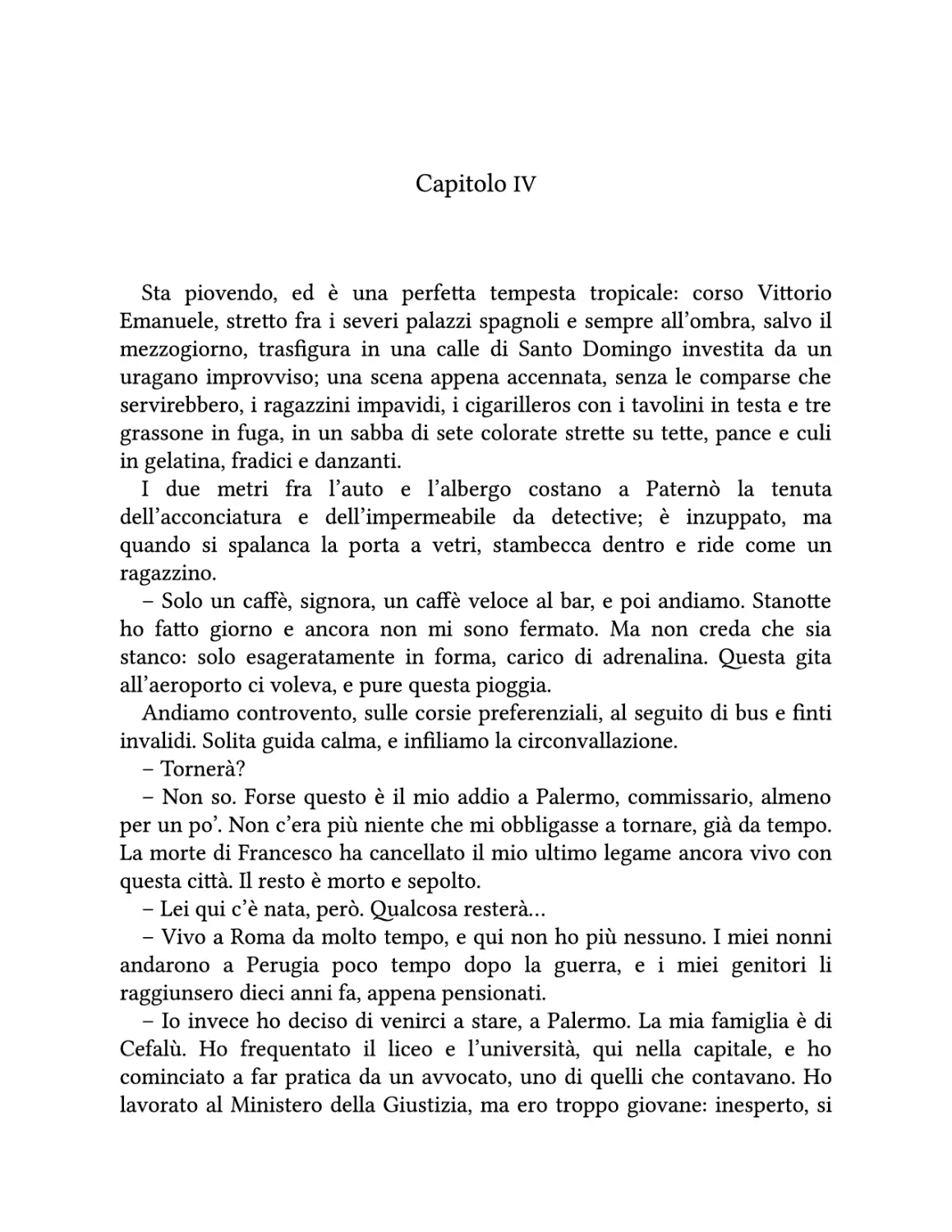 Capitolo IV