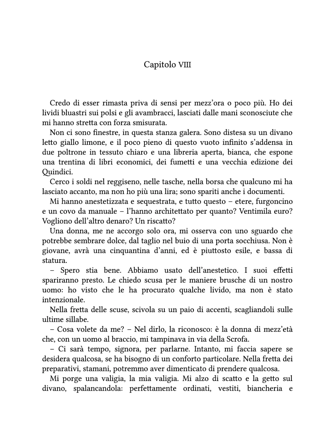 Capitolo VIII