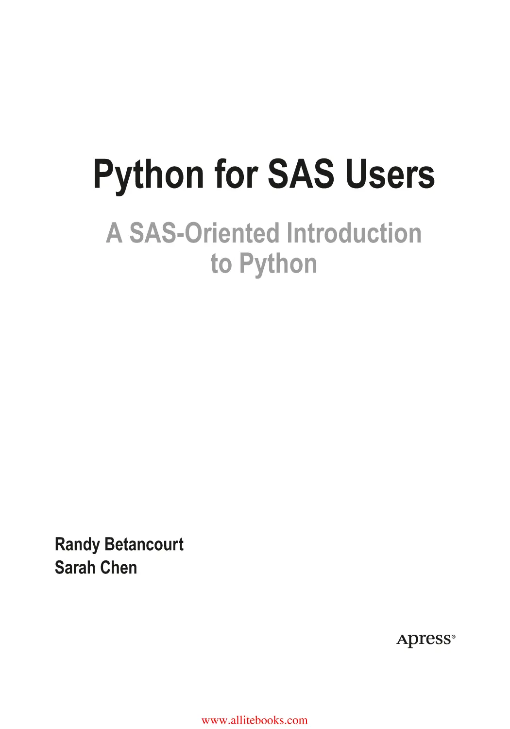Python for SAS Users: A SAS-Oriented Introduction to Python ...