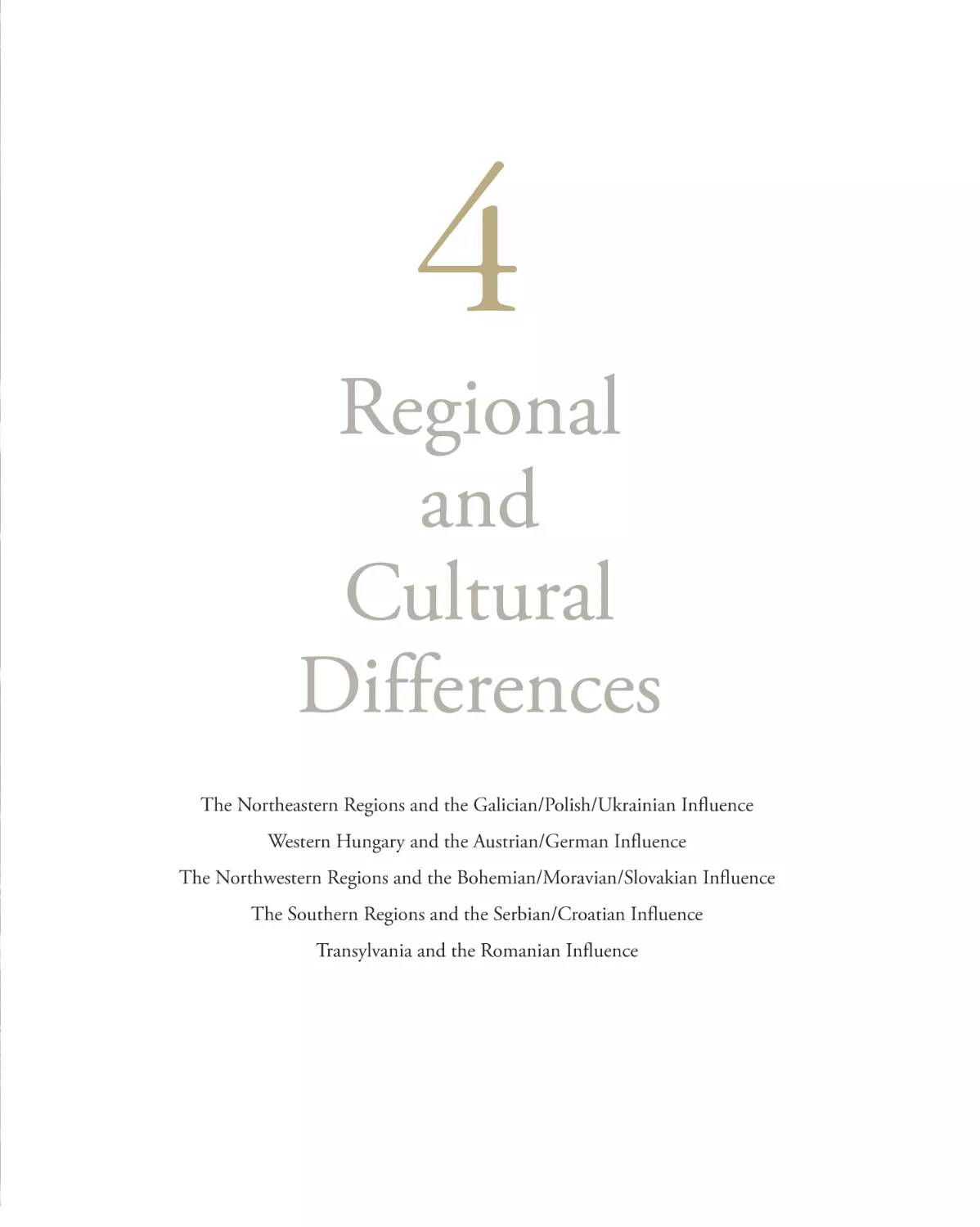 4 Regional and Cultural Differences