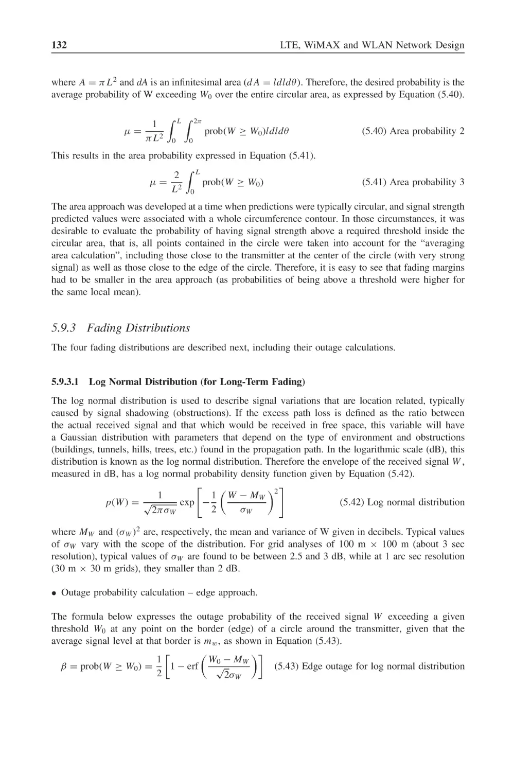 5.9.3 Fading Distributions