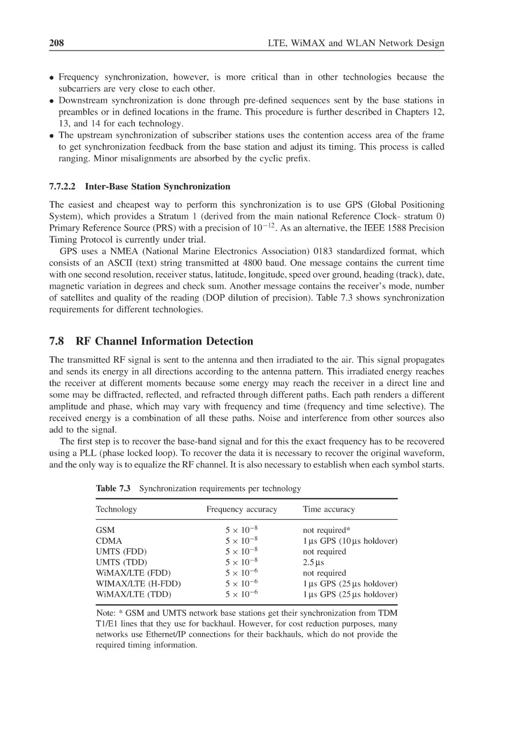 7.8 RF Channel Information Detection