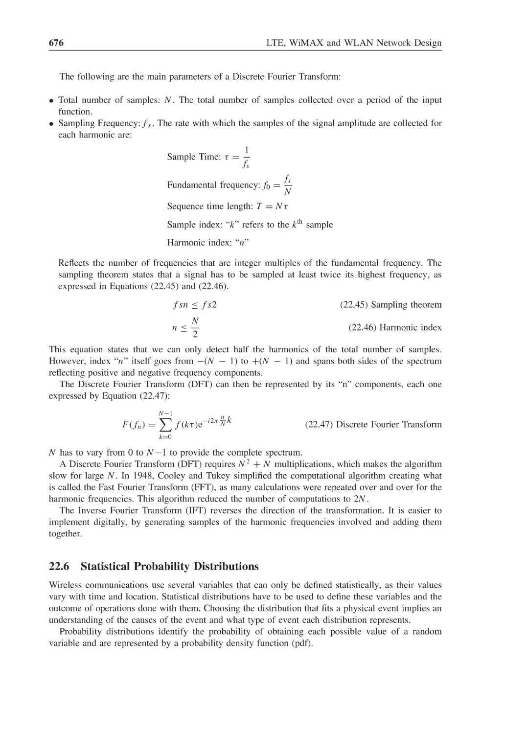 22.6 Statistical Probability Distributions