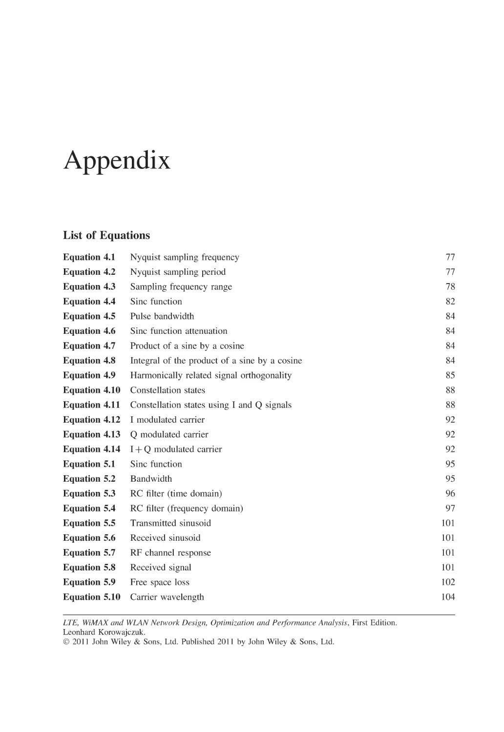 Appendix