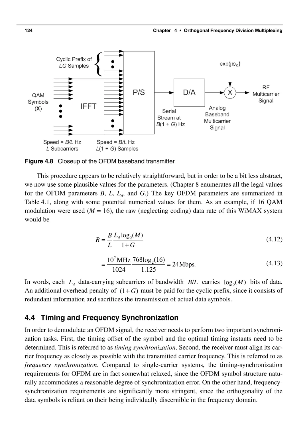 4.4 Timing and Frequency Synchronization