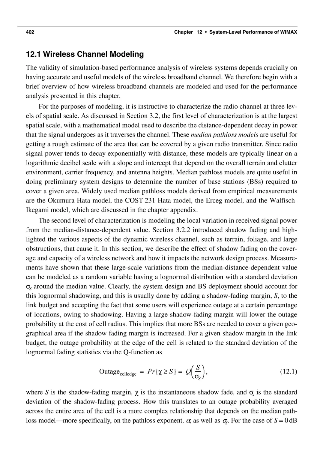 12.1 Wireless Channel Modeling