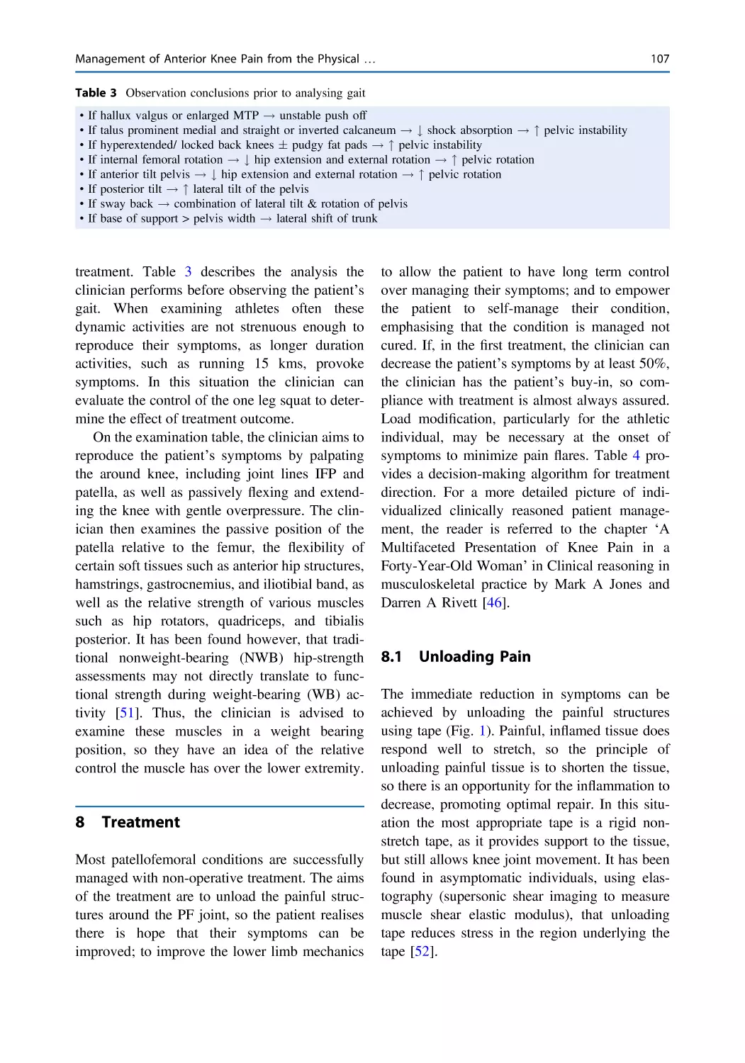 8 Treatment
8.1 Unloading Pain