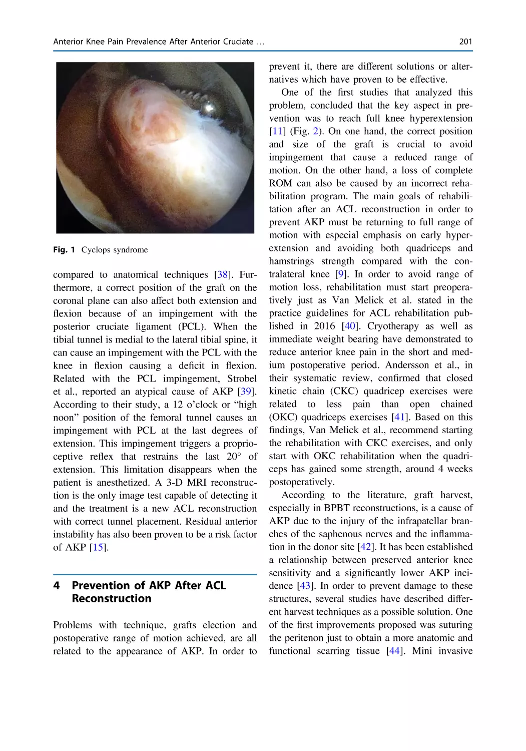 4 Prevention of AKP After ACL Reconstruction