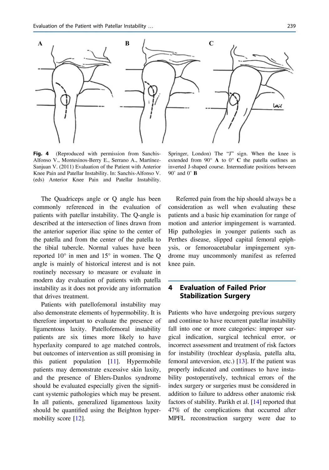 4 Evaluation of Failed Prior Stabilization Surgery