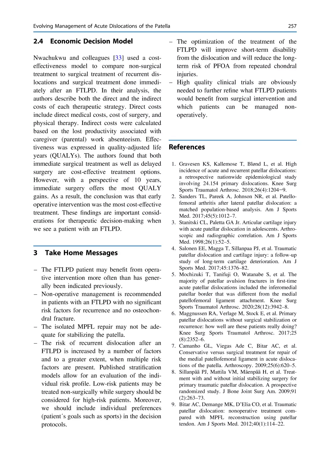 2.4 Economic Decision Model
3 Take Home Messages
References