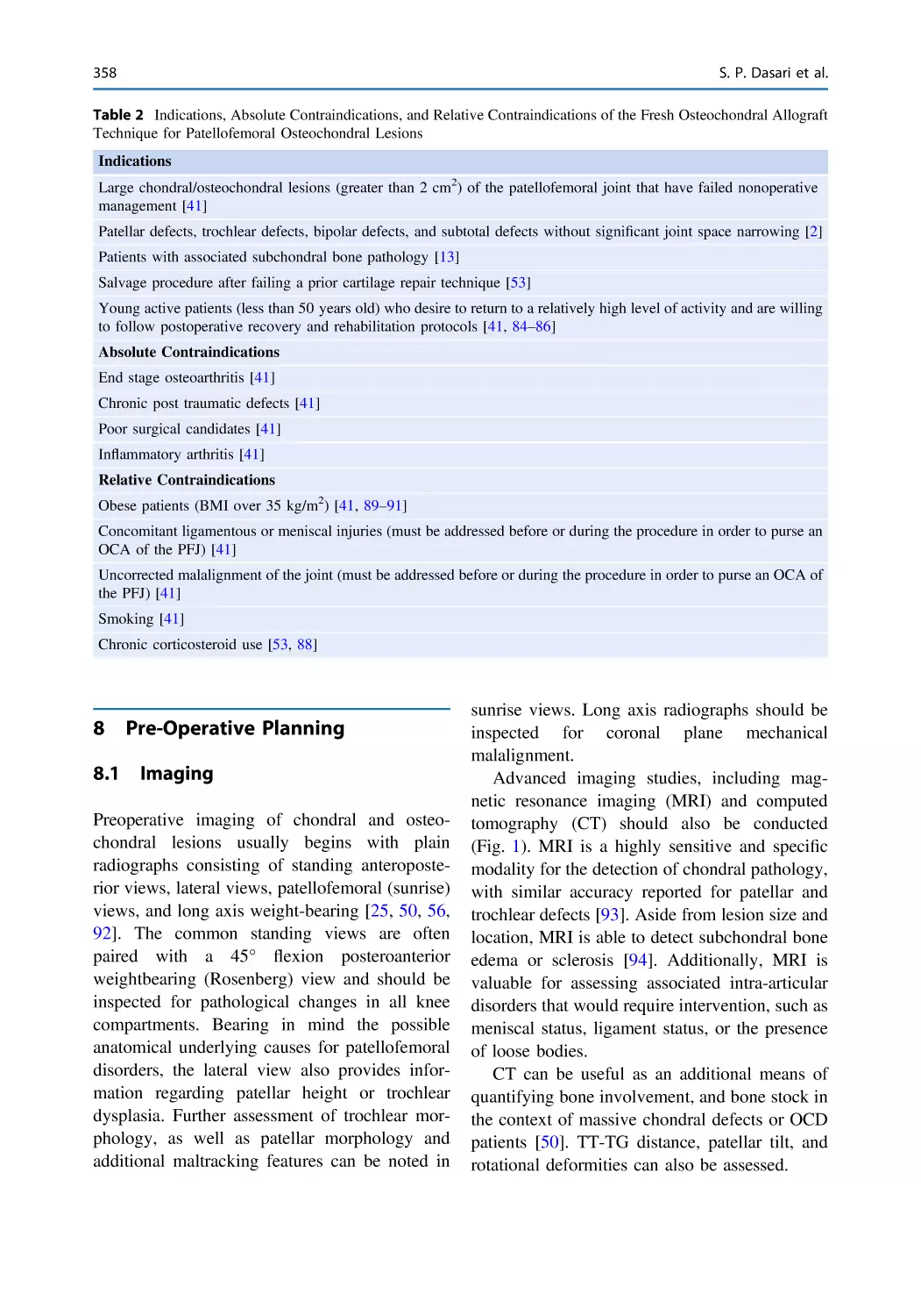 8 Pre-Operative Planning
8.1 Imaging