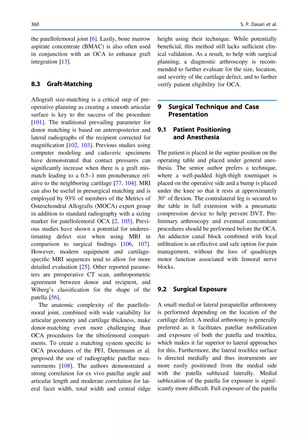 8.3 Graft-Matching
9 Surgical Technique and Case Presentation
9.1 Patient Positioning and Anesthesia
9.2 Surgical Exposure