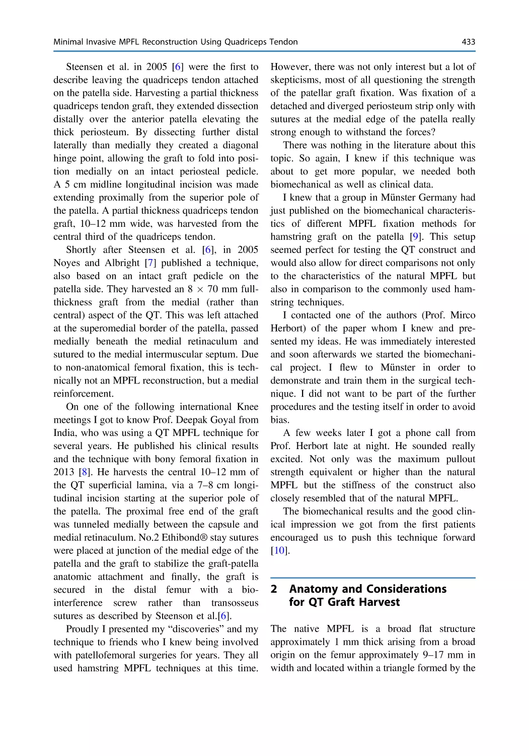 2 Anatomy and Considerations for QT Graft Harvest