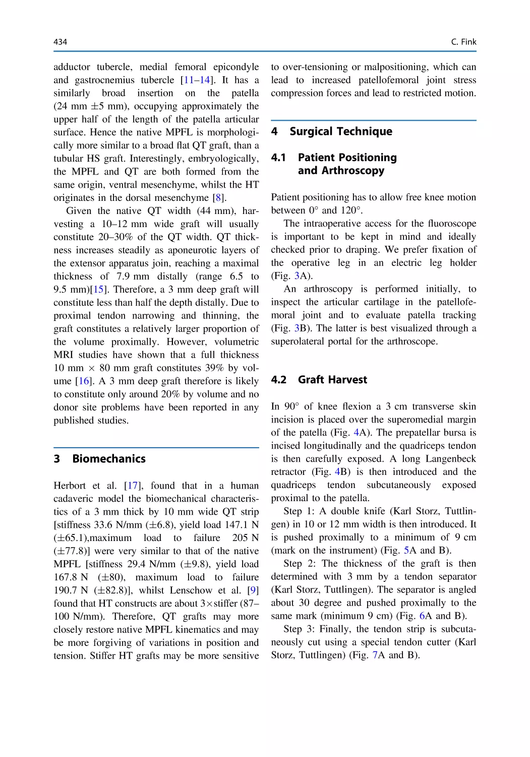 3 Biomechanics
4 Surgical Technique
4.1 Patient Positioning and Arthroscopy
4.2 Graft Harvest