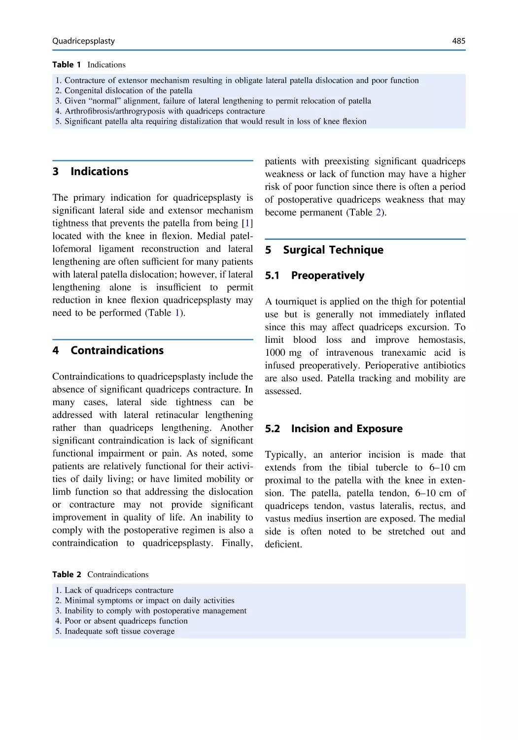 3 Indications
4 Contraindications
5 Surgical Technique
5.1 Preoperatively
5.2 Incision and Exposure