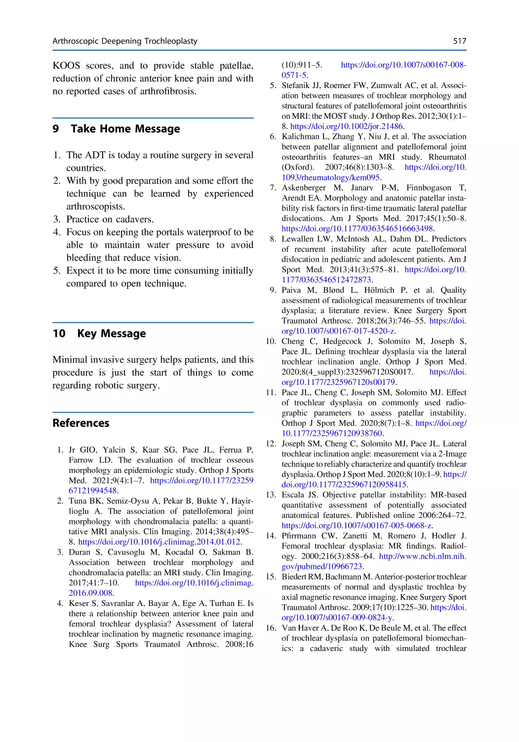 9 Take Home Message
10 Key Message
References