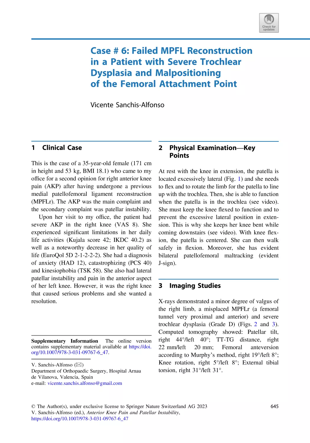 47 Case # 6
1 Clinical Case
2 Physical Examination—Key Points
3 Imaging Studies