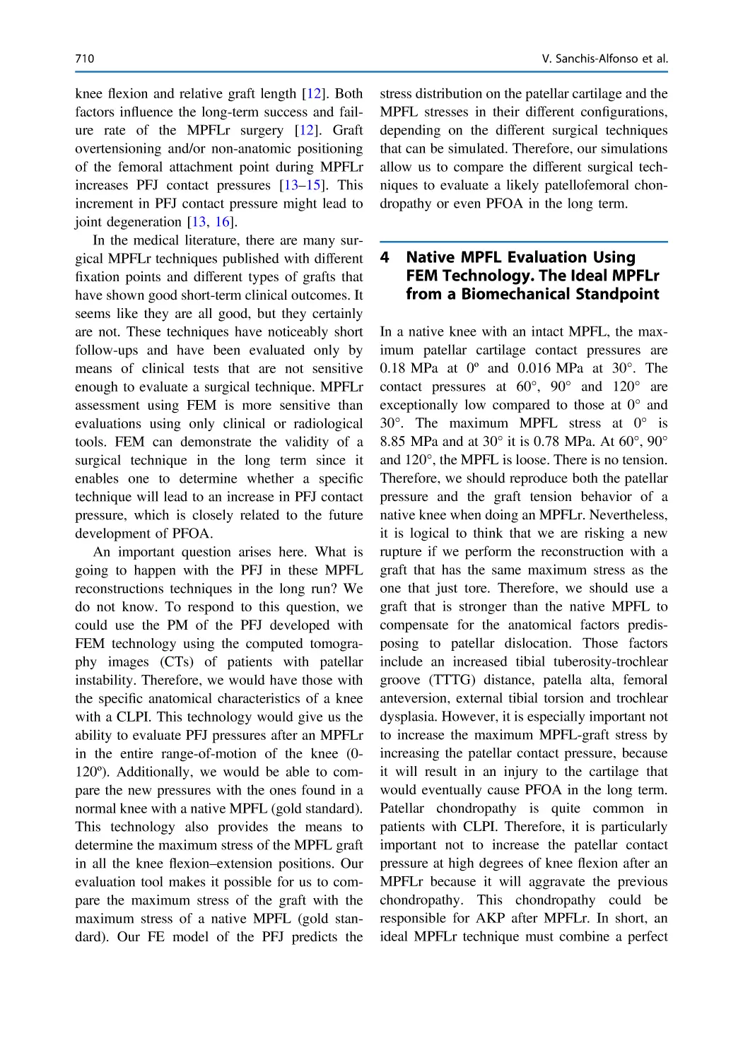 4 Native MPFL Evaluation Using FEM Technology. The Ideal MPFLr from a Biomechanical Standpoint