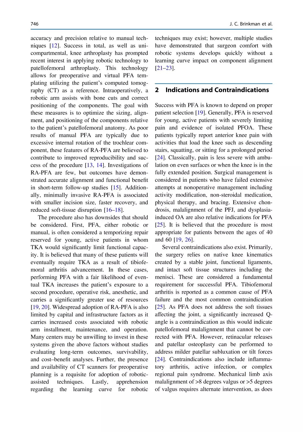 2 Indications and Contraindications