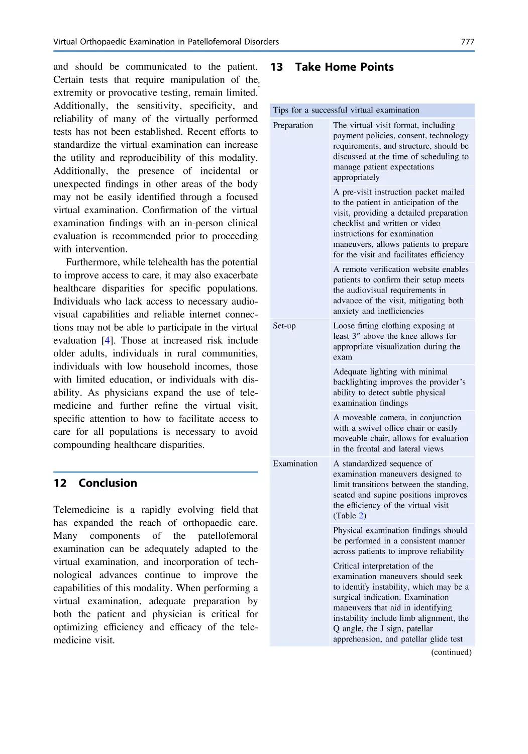 12 Conclusion
13 Take Home Points