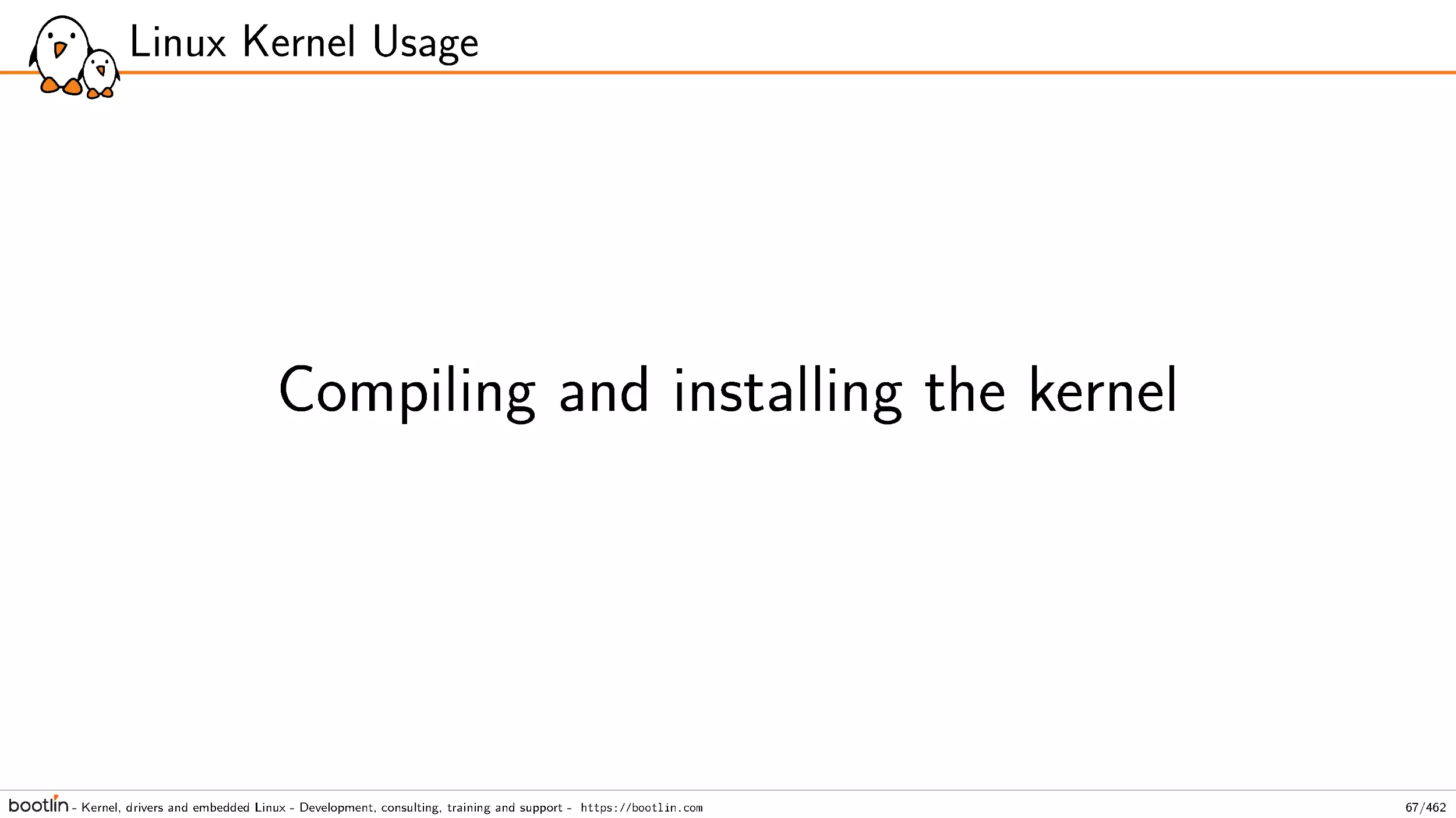 Compiling and installing the kernel