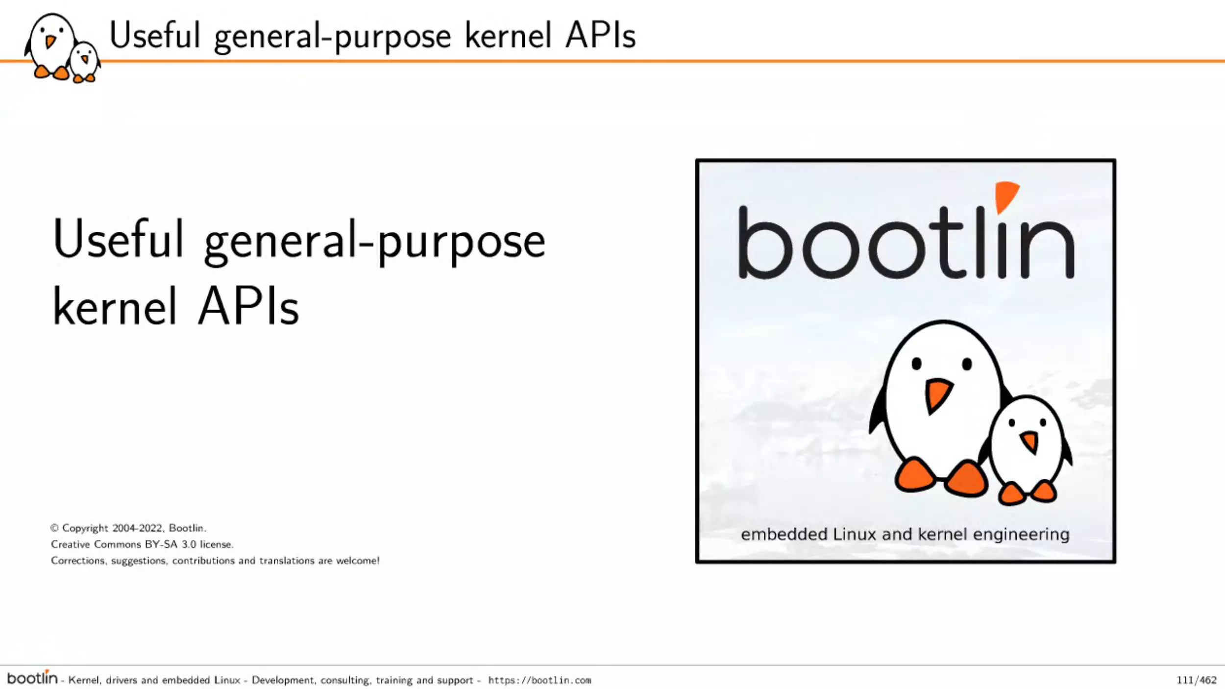 Useful general-purpose kernel APIs