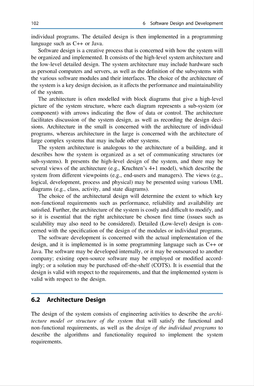 6.2 Architecture Design