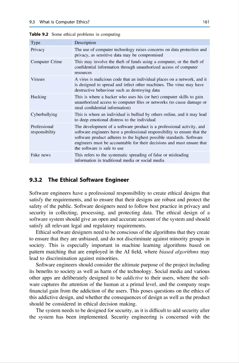 9.3.2 The Ethical Software Engineer