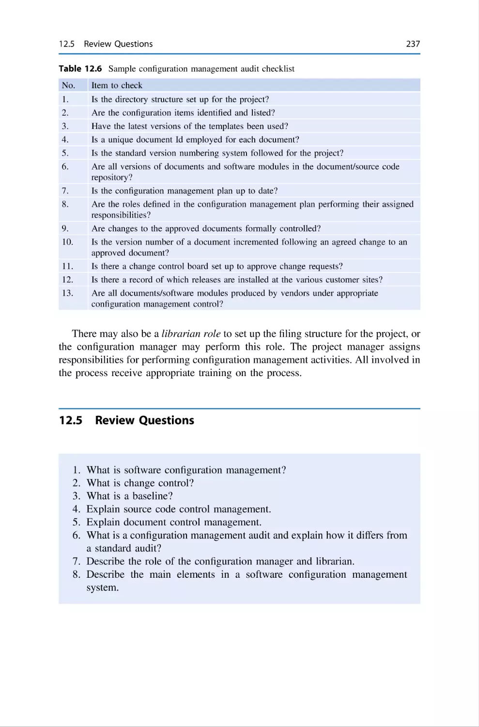 12.5 Review Questions