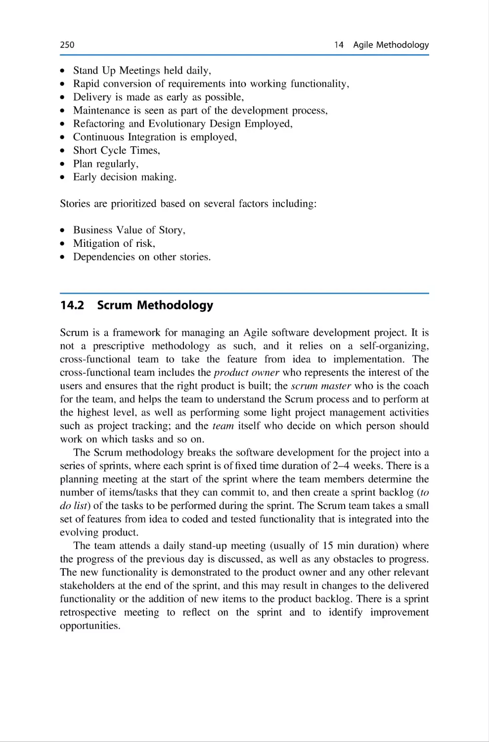 14.2 Scrum Methodology