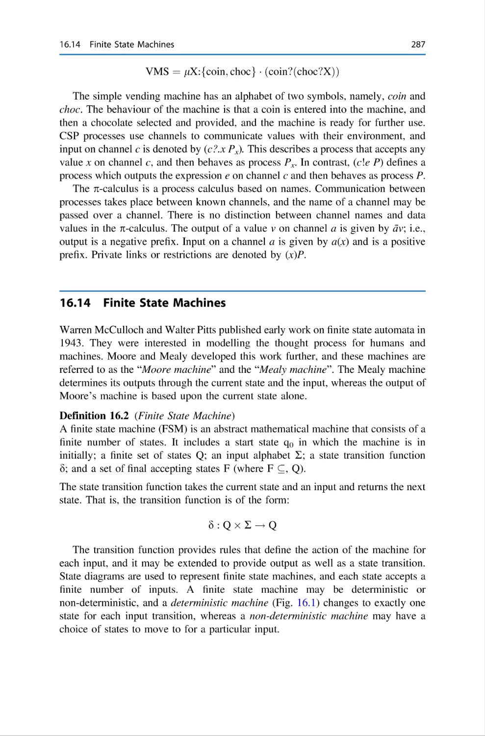 16.14 Finite State Machines