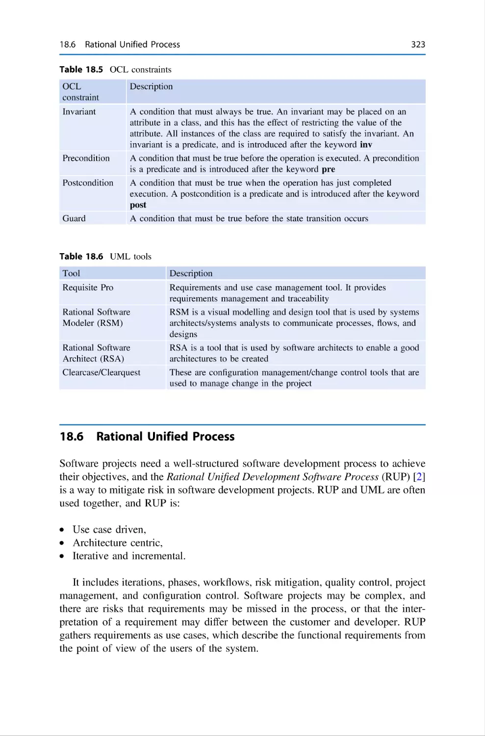 18.6 Rational Unified Process