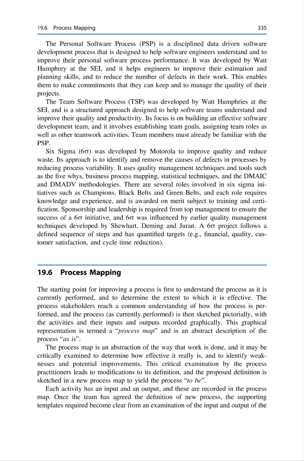 19.6 Process Mapping