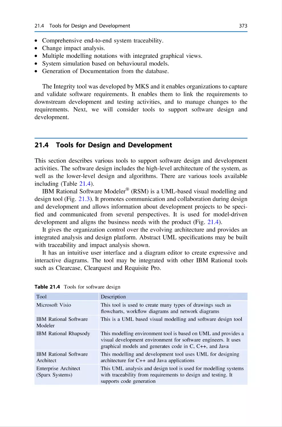 21.4 Tools for Design and Development